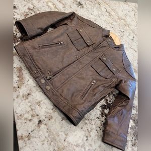 Gap 4t faux leather jacket